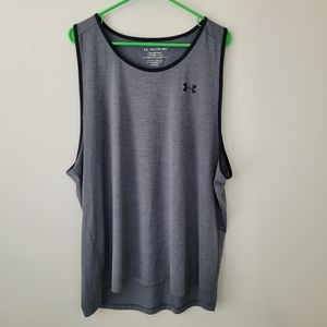 Under Armour Heatgear Tech Tank Gray Size XXL